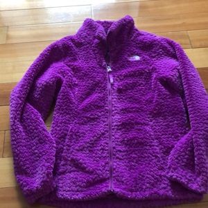 North face purple jacket